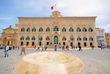 Auberge de Castille in Valletta