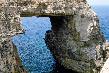 Climbing in Gozo