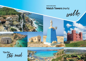 This Brochure details a walk in the outskirts of Mellieha pointing out a number of Fortress that used to protect the Maltese islands from Pirates