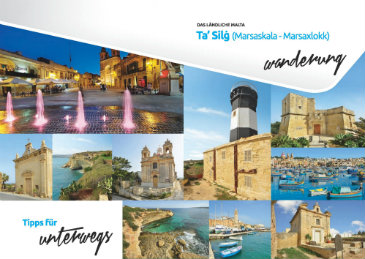 This Brochure details a walk in the outskirts of Marsaxlokk and Zejtun pointing out important different fortifications and religious buildings.